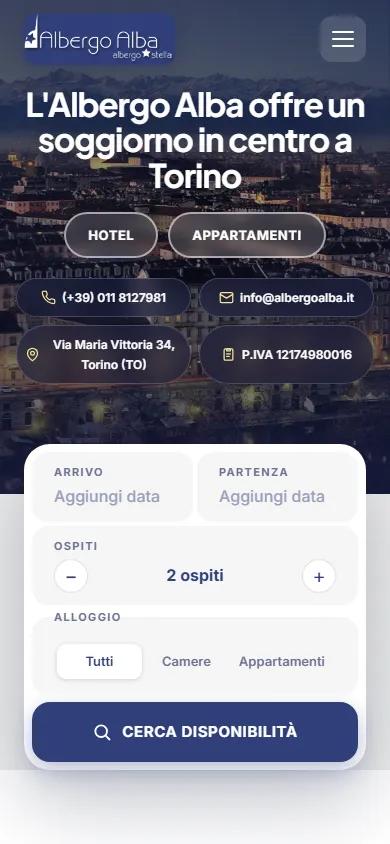 Albergo Alba da smartphone